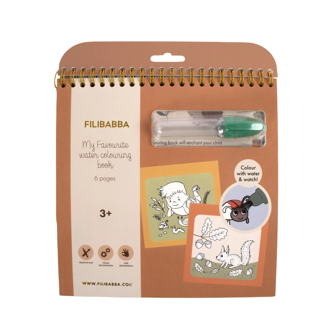 Livre de coloriage à l'eau - Forêt Filibabba