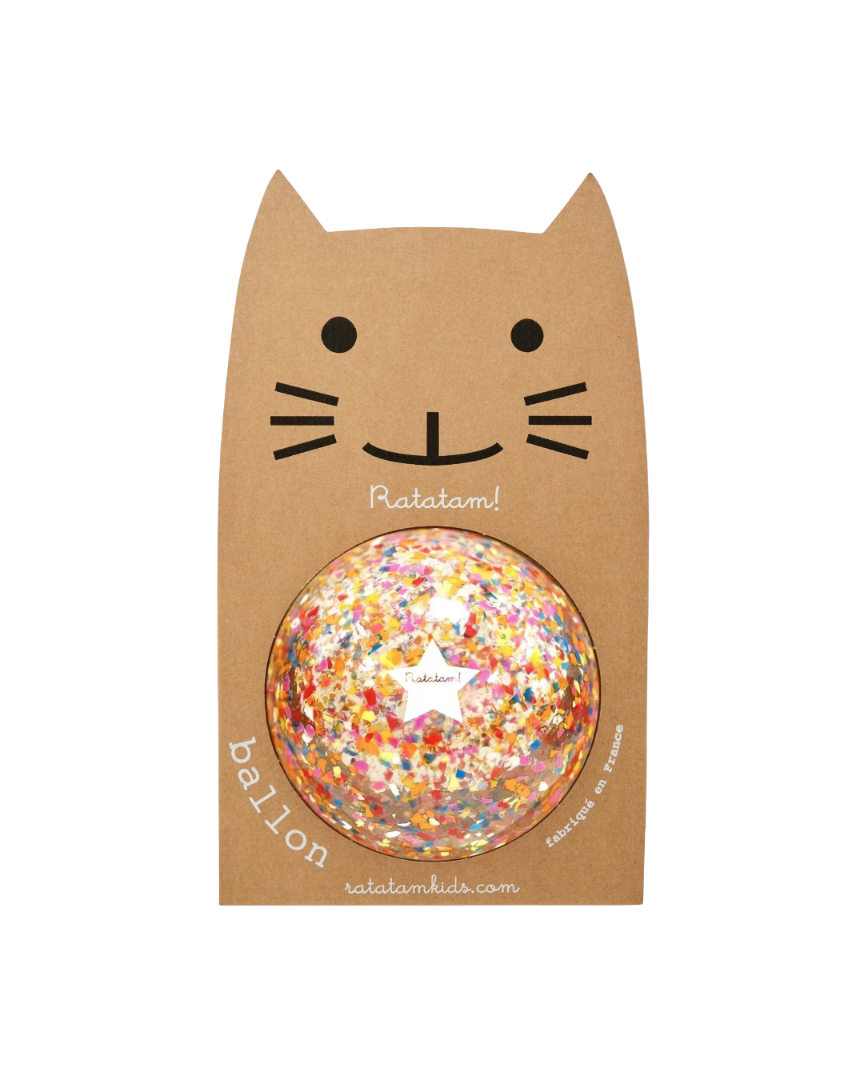 Ballon Confettis - Multicolore - 22 cm Ratatam