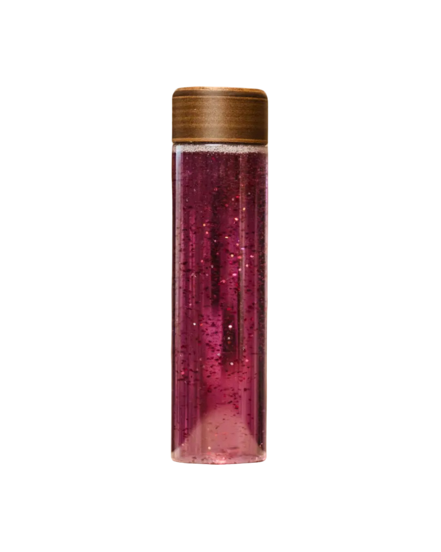 Bouteille sensorielle - Paillettes - Violette Ma petite malle d'éveil