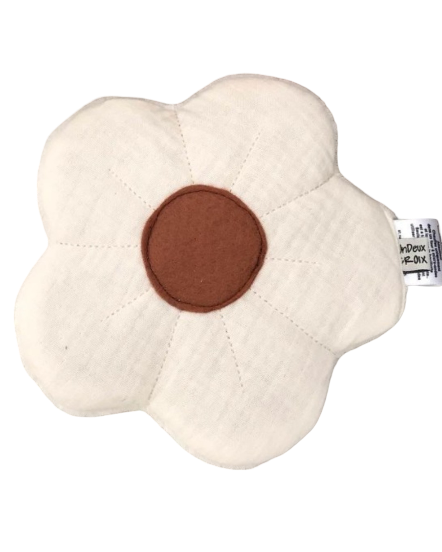 Bouillotte sèche - Fleur - Gaz de coton Un2croix