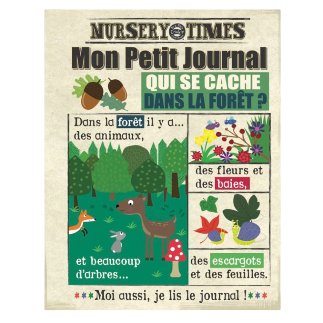 Mon journal en tissu - Dans la forêt JO & NIC'S CRINKLY