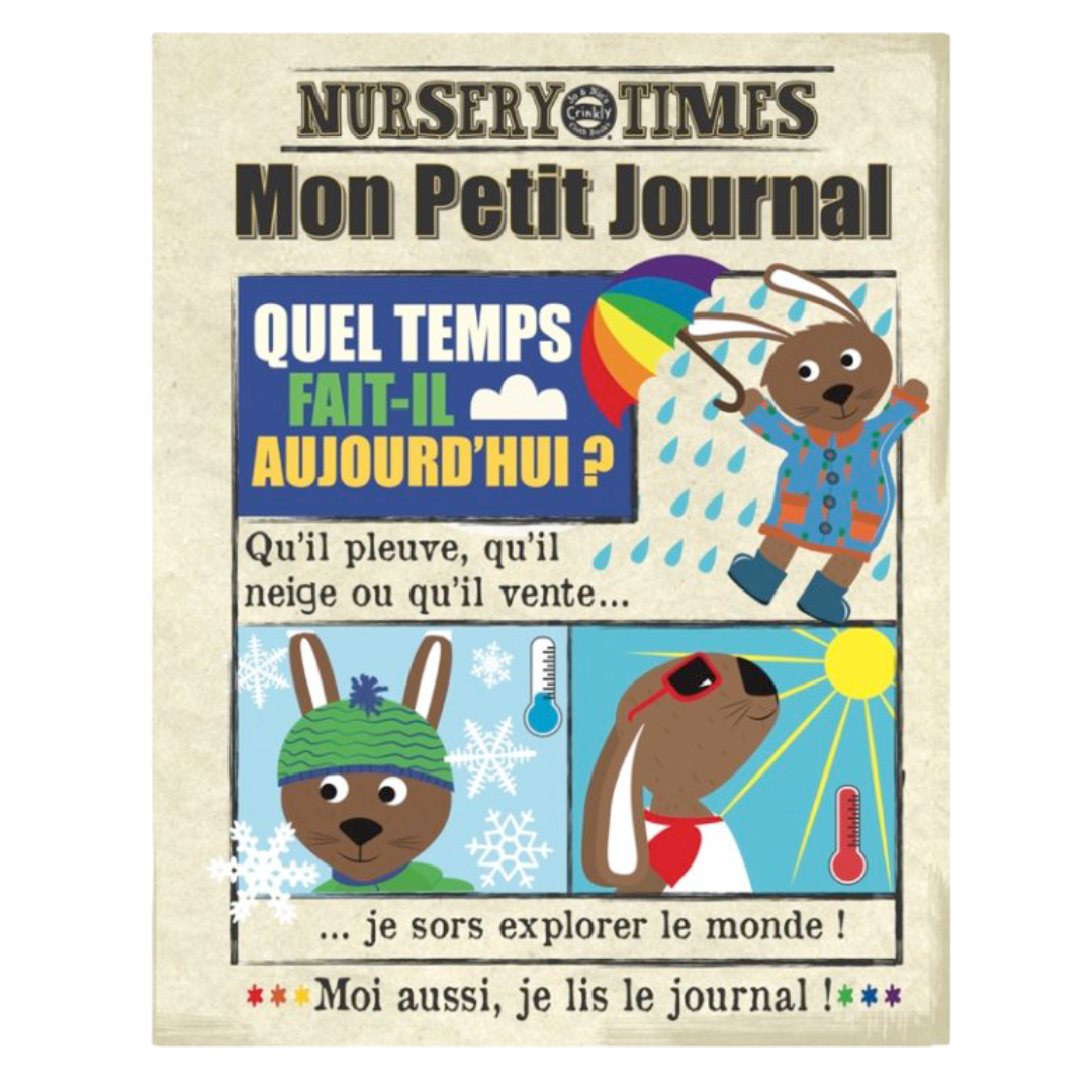Mon journal en tissu - La météo JO & NIC'S CRINKLY