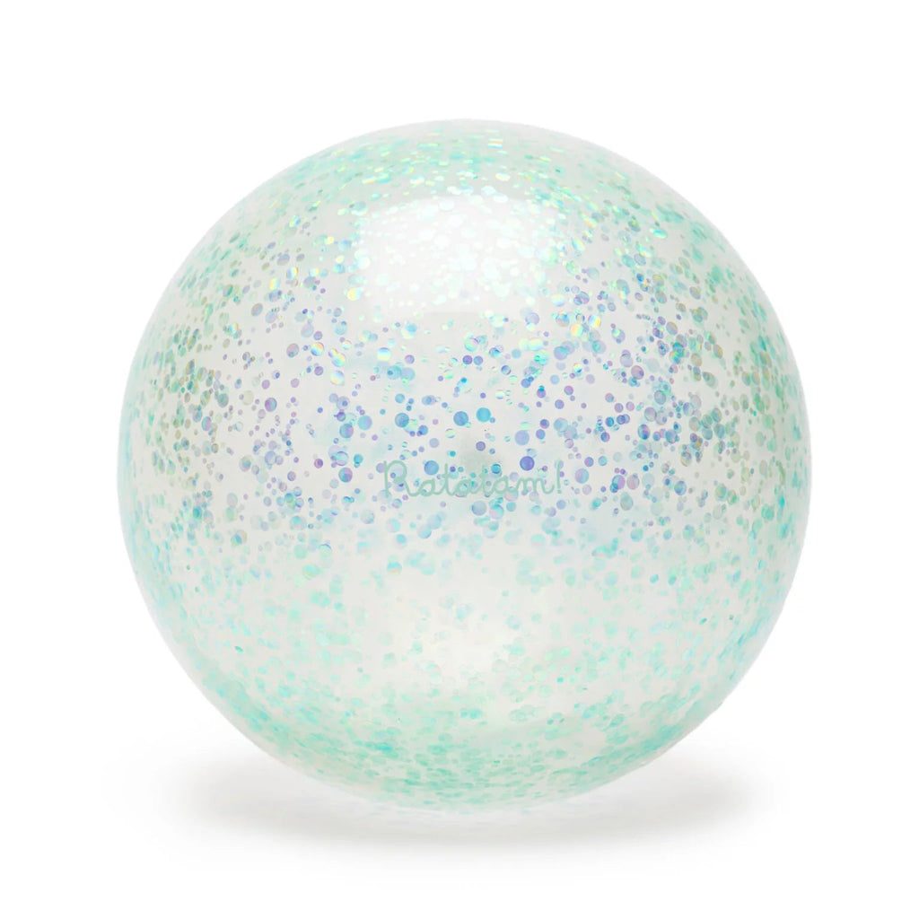 Ballon Pailleté - Bleu - 10 cm Ratatam