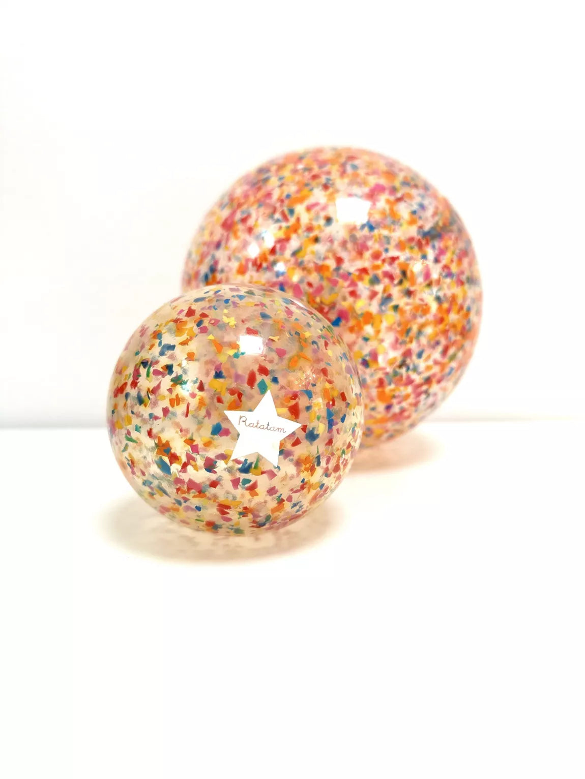 Ballon Confettis - Multicolore - 10 cm Ratatam