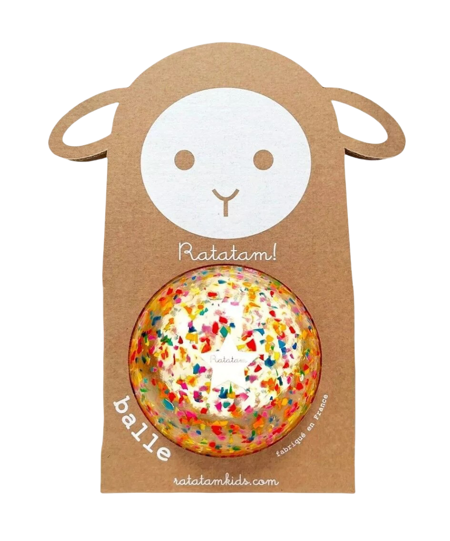Ballon Confettis - Multicolore - 10 cm Ratatam