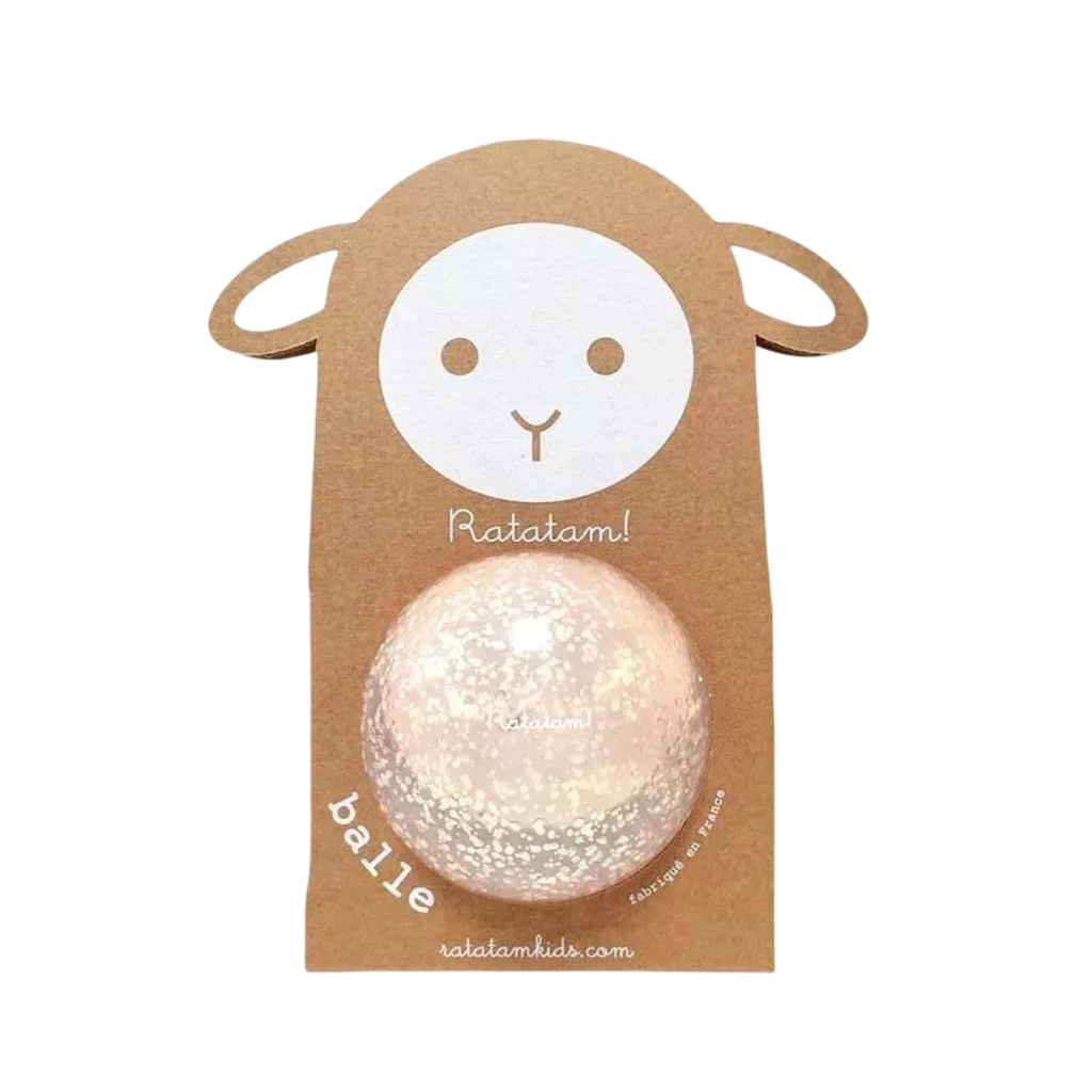 Ballon Pailleté - Rose - 10 cm Ratatam