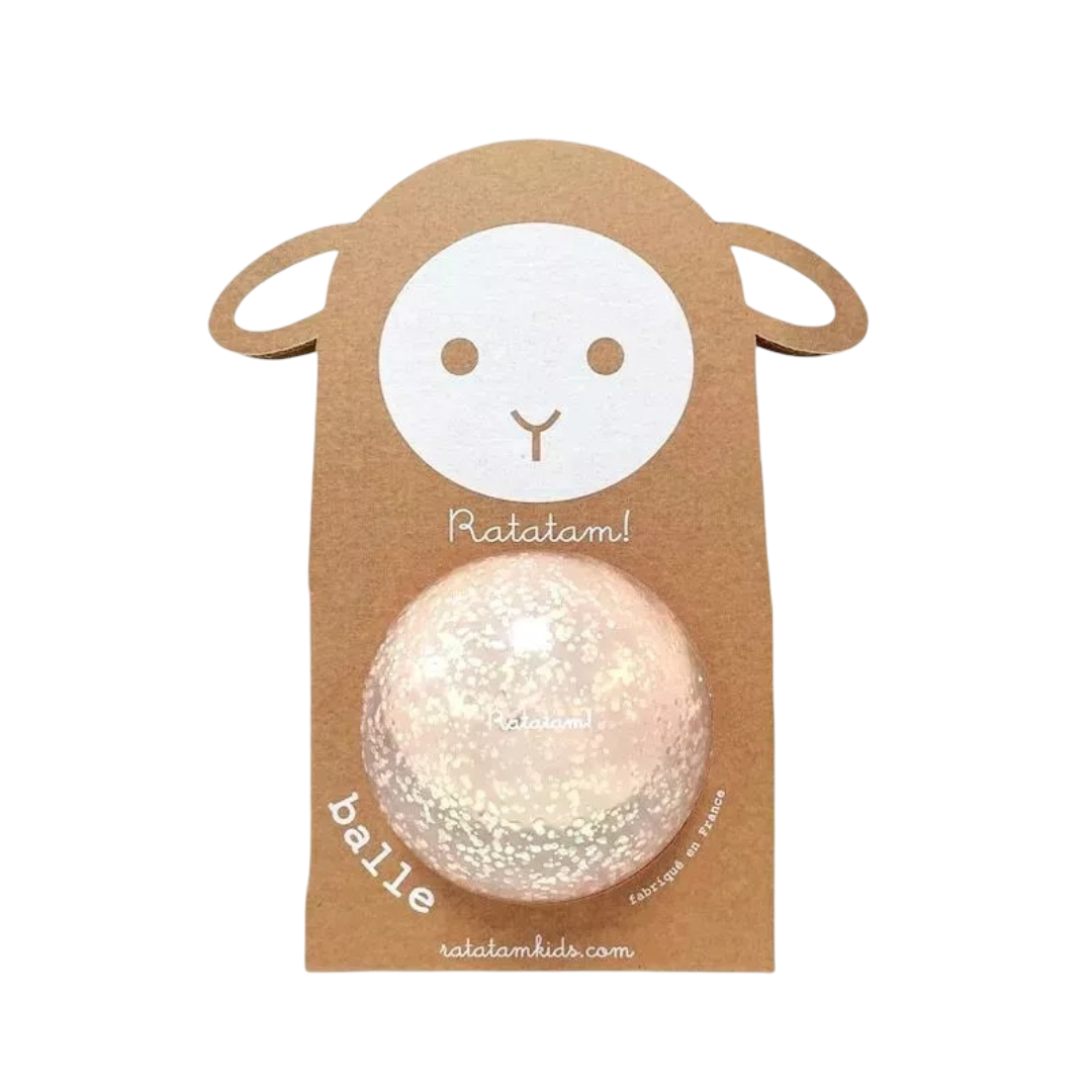 Ballon Pailleté - Rose - 10 cm Ratatam