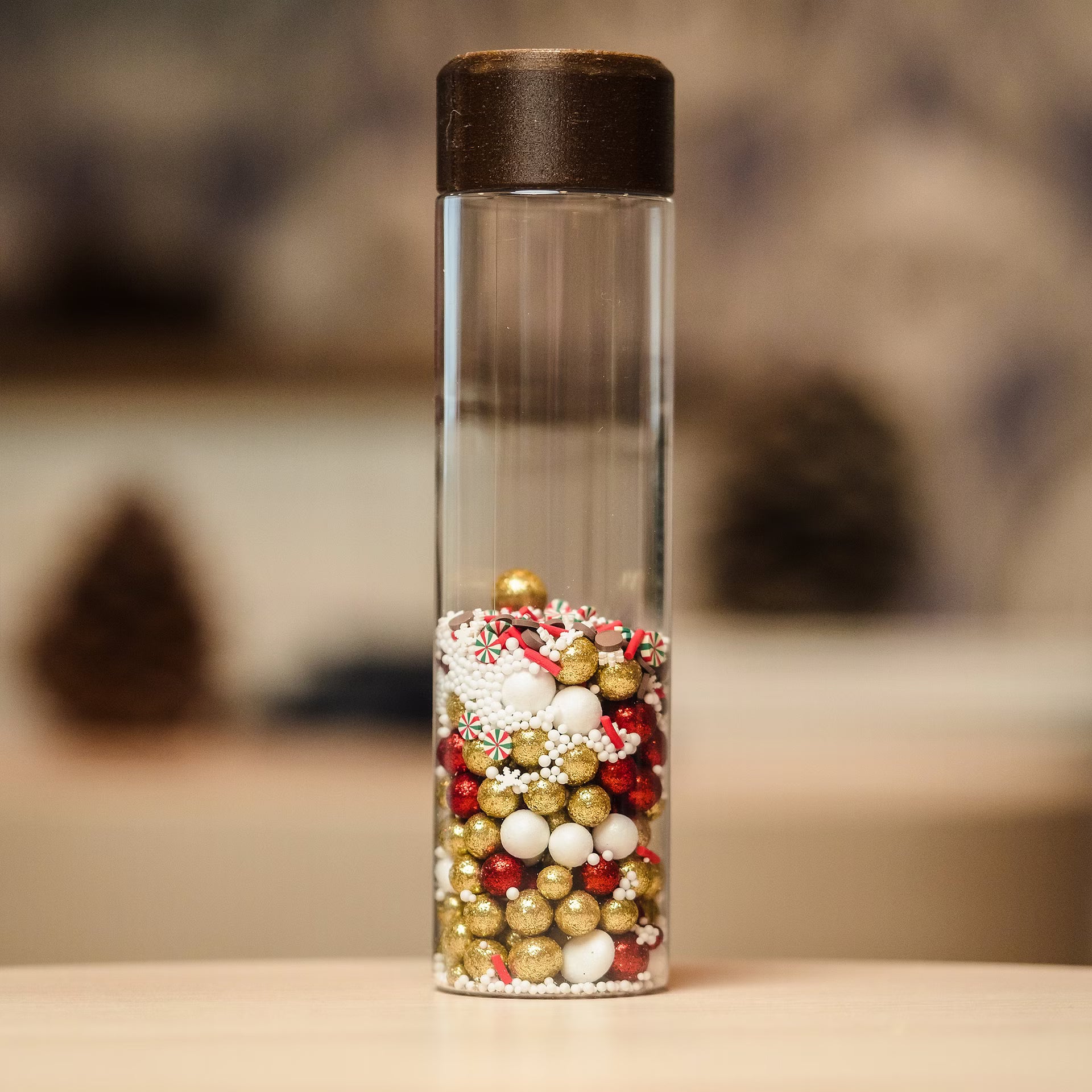 Bouteille sensorielle - Boules de Noël Ma petite malle d'éveil