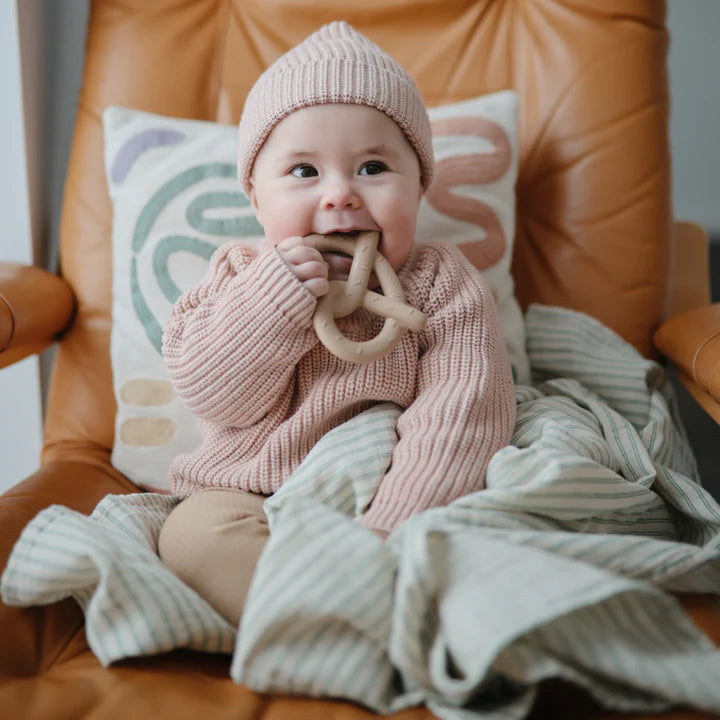 Anneau de dentition - Bretzel Mushie