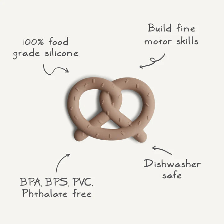 Anneau de dentition - Bretzel Mushie