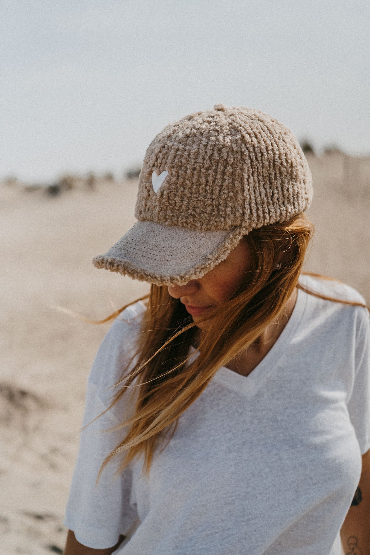Casquette adulte Love - Beige Zakuw
