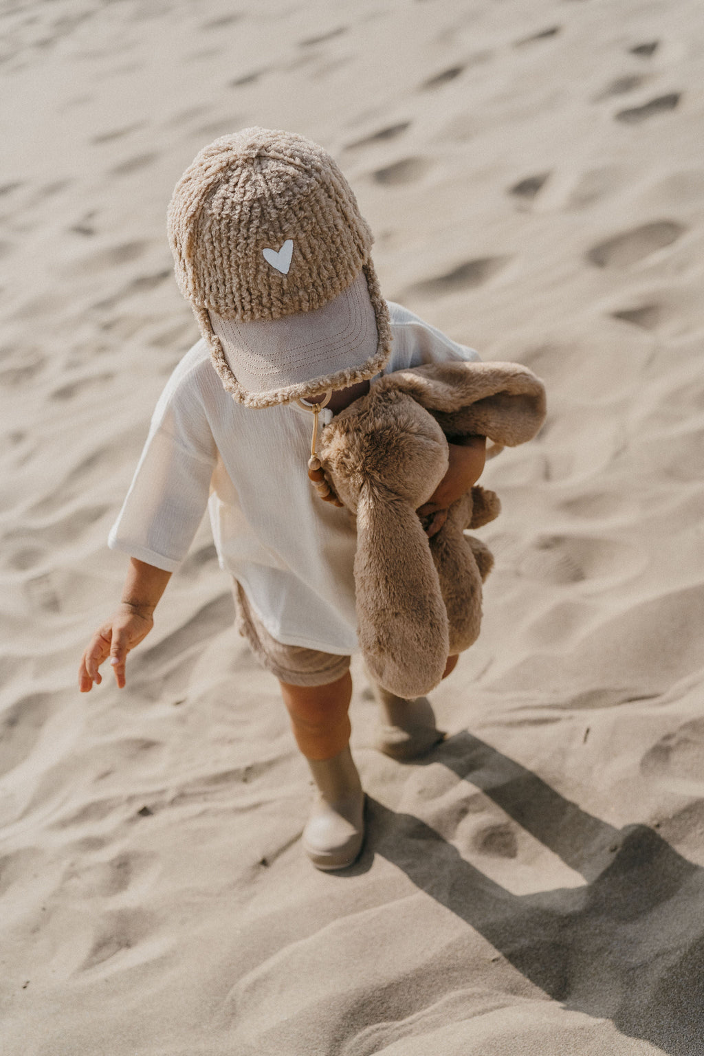 Casquette enfant Love - Beige Zakuw