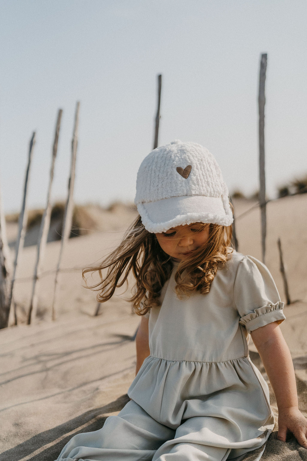 Casquette enfant Love - Blanc Zakuw