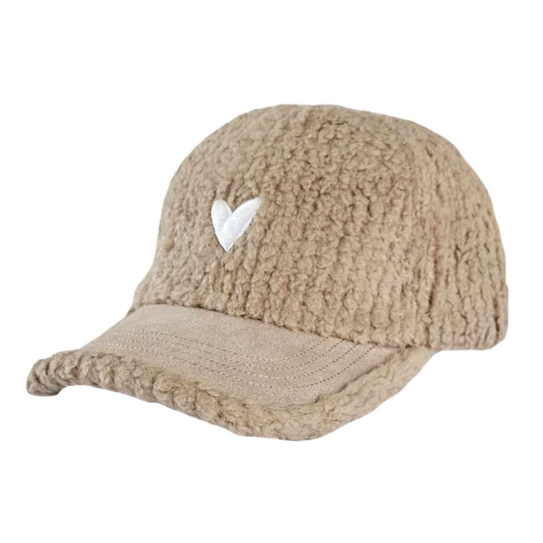 Casquette enfant Love - Beige Zakuw