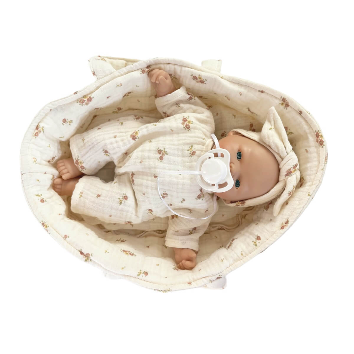 Couffin poupée 26 cm - Fleuri Wookids