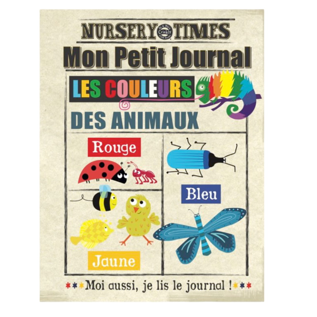 Mon journal en tissu - Les couleurs JO & NIC'S CRINKLY