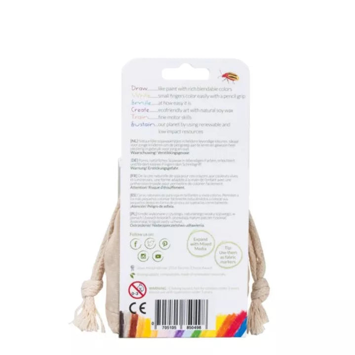 Sac 16 crayons de cire ergonomiques Crayon Rocks