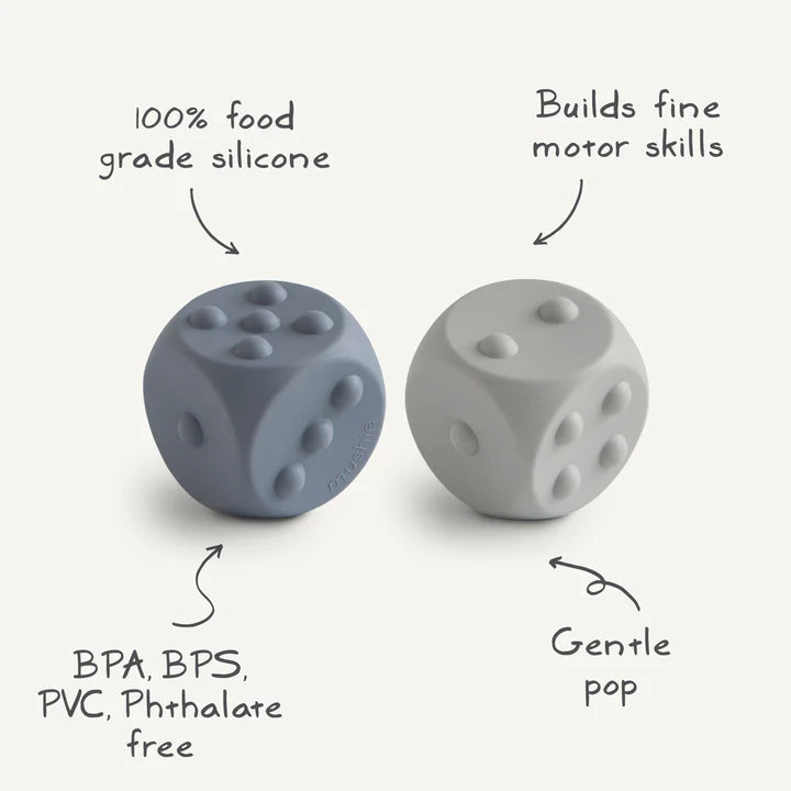 Pop it - Dés bleus Mushie
