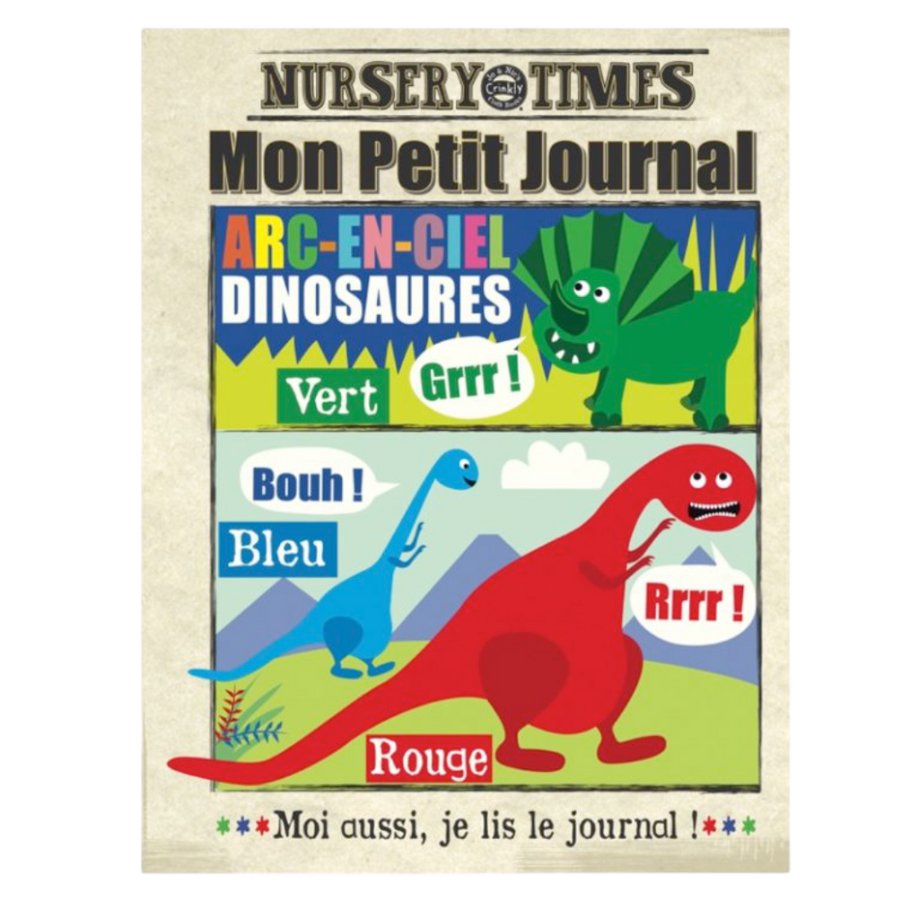 Mon journal en tissu - Les dinosaures JO & NIC'S CRINKLY