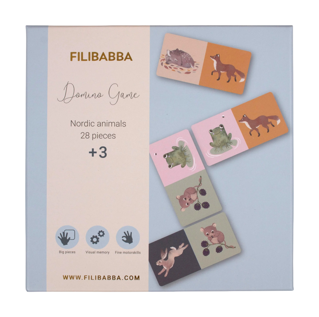 Jeu de domino - Animaux nordiques Filibabba