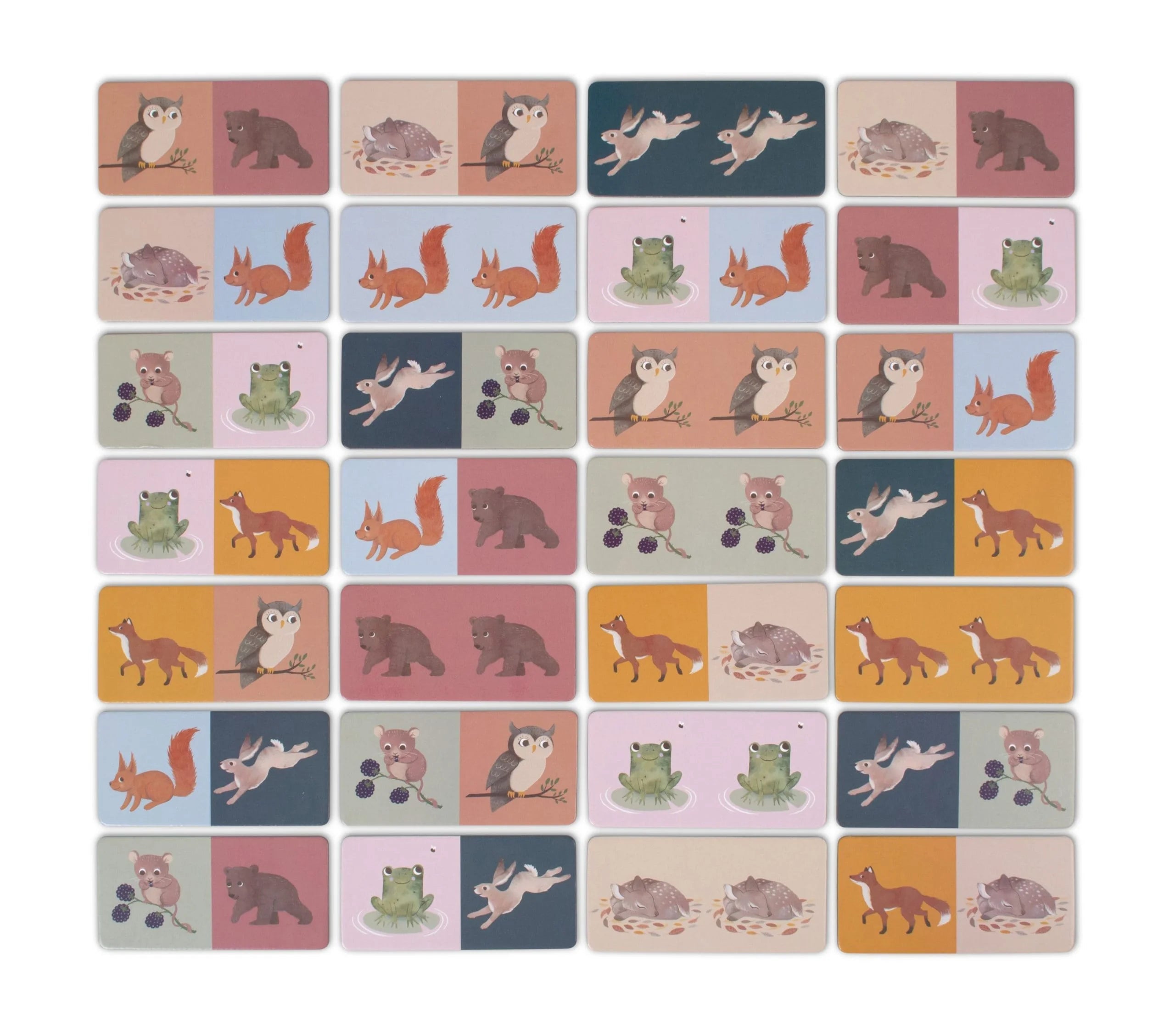 Jeu de domino - Animaux nordiques Filibabba