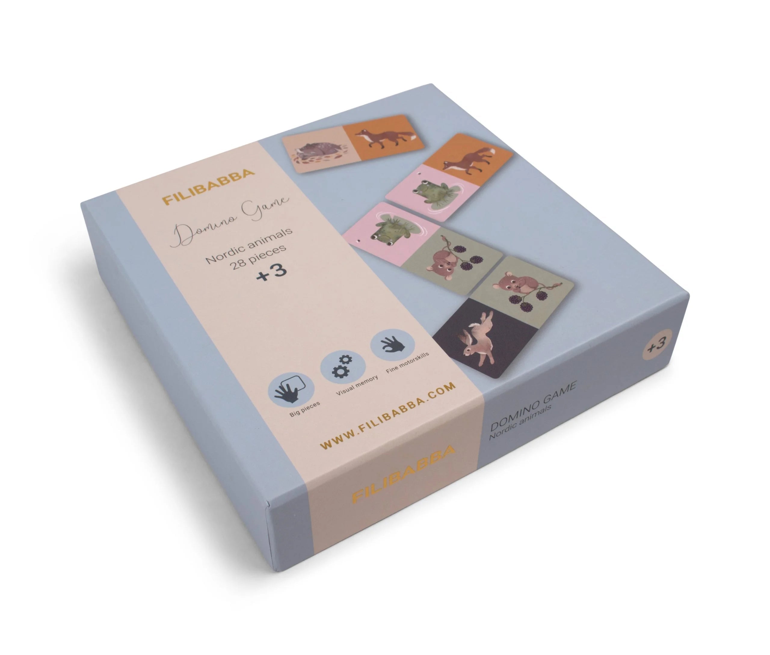 Jeu de domino - Animaux nordiques Filibabba