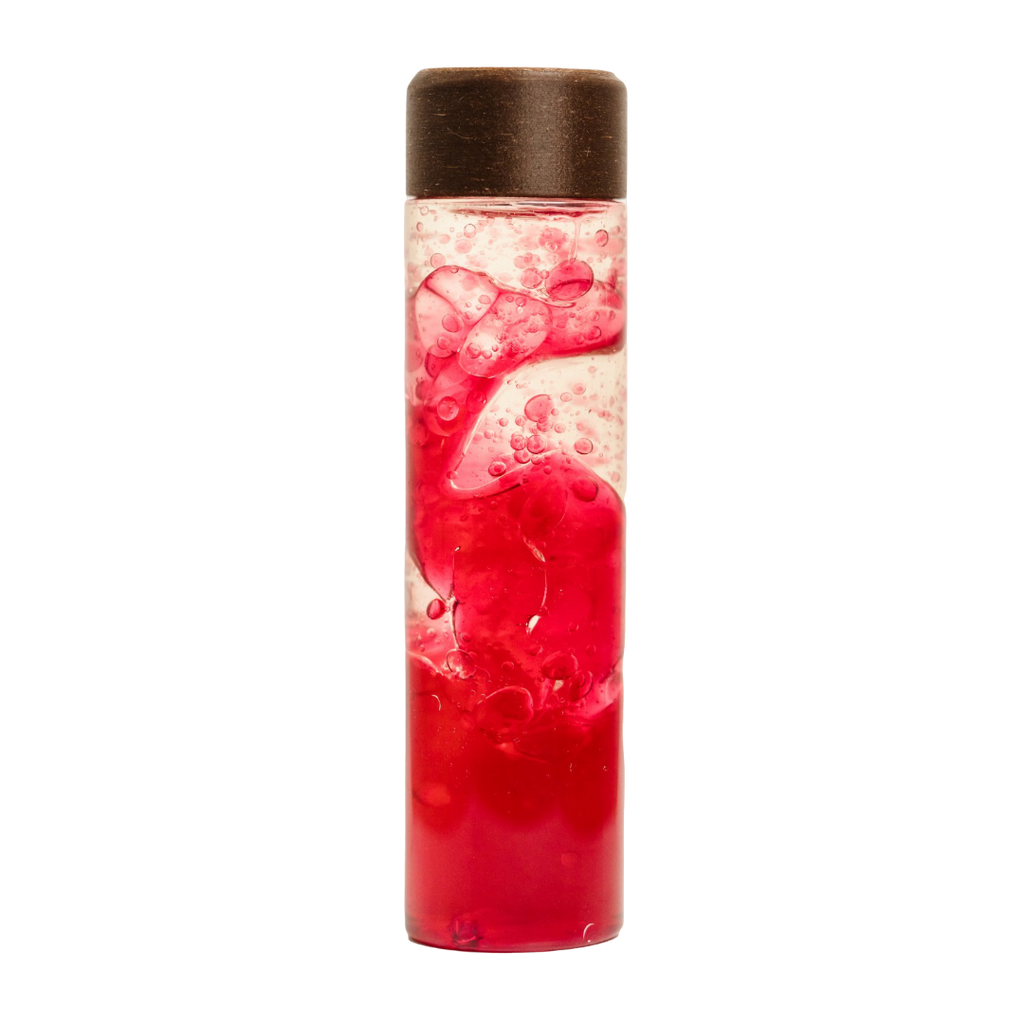 Bouteille sensorielle - Lampe à lave - Rouge Ma petite malle d'éveil