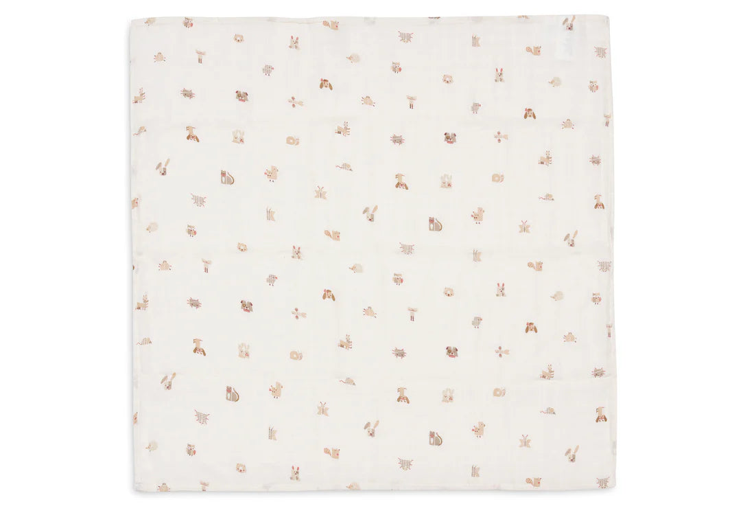 Langes gaze de coton - Animal Friends Jollein
