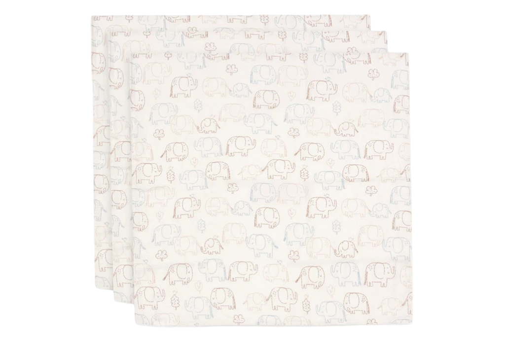 Langes gaze de coton - Elephant Tales Jollein