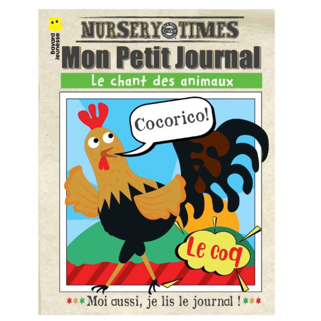 Mon journal en tissu - Le chant des animaux JO & NIC'S CRINKLY