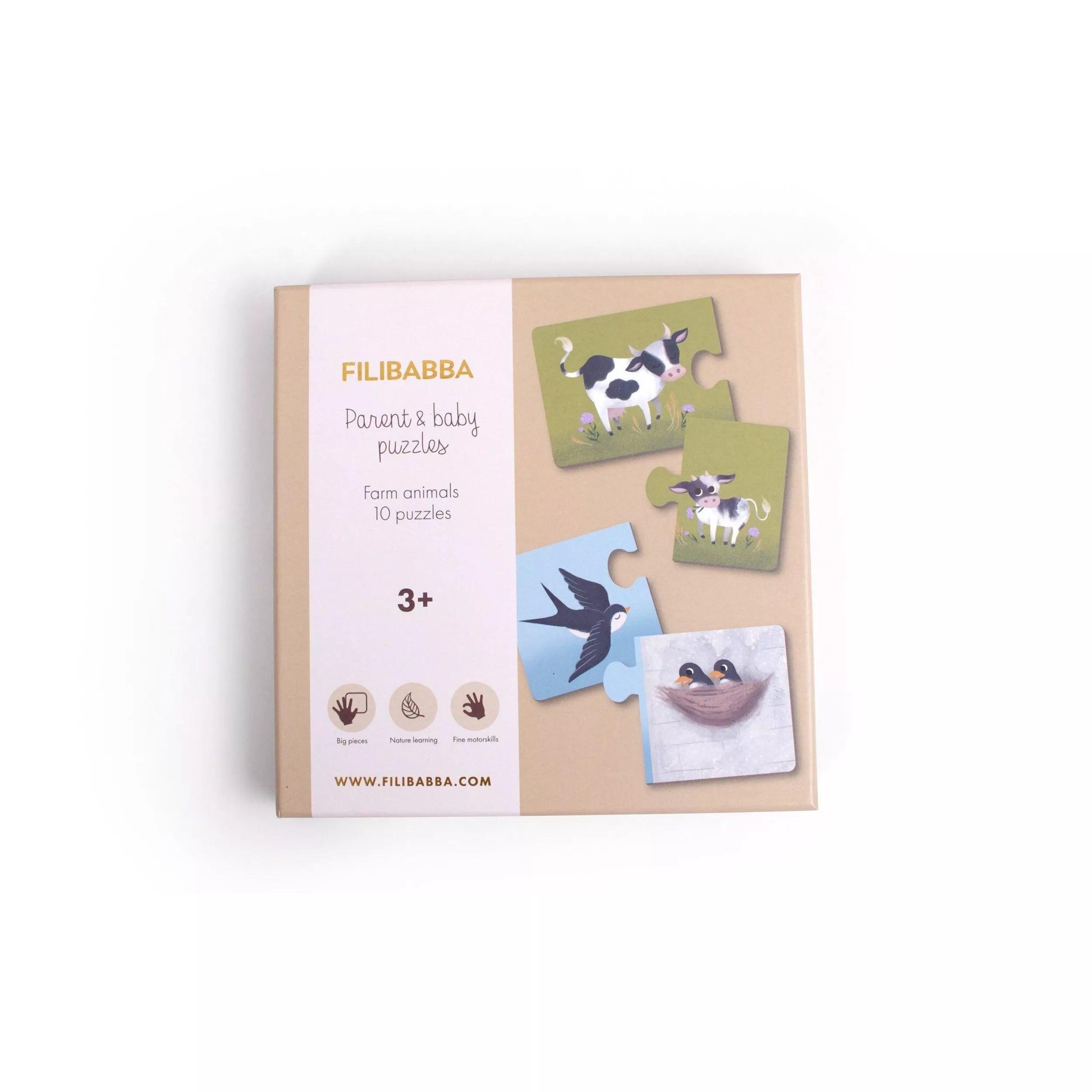 Puzzle - Maman et ses bébés Filibabba