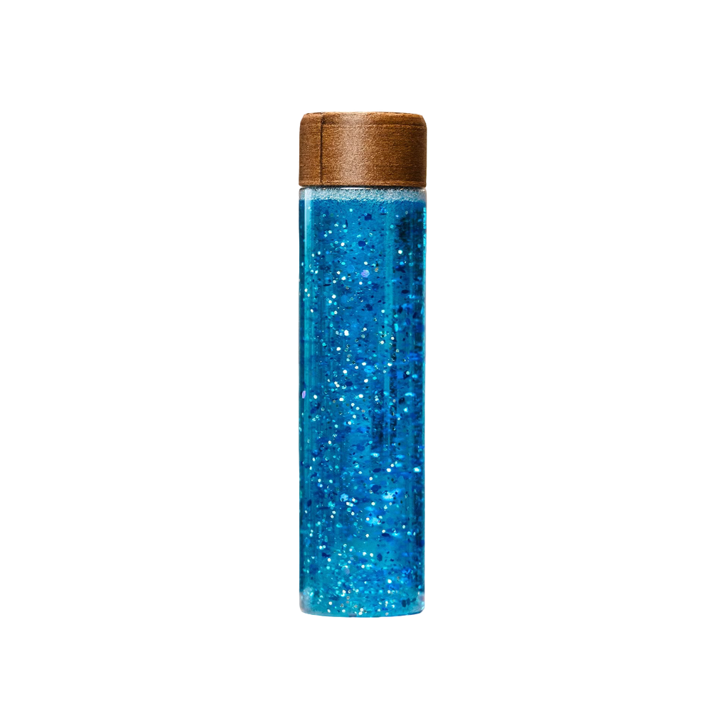 Bouteille sensorielle - Paillettes - Bleu Ma petite malle d'éveil