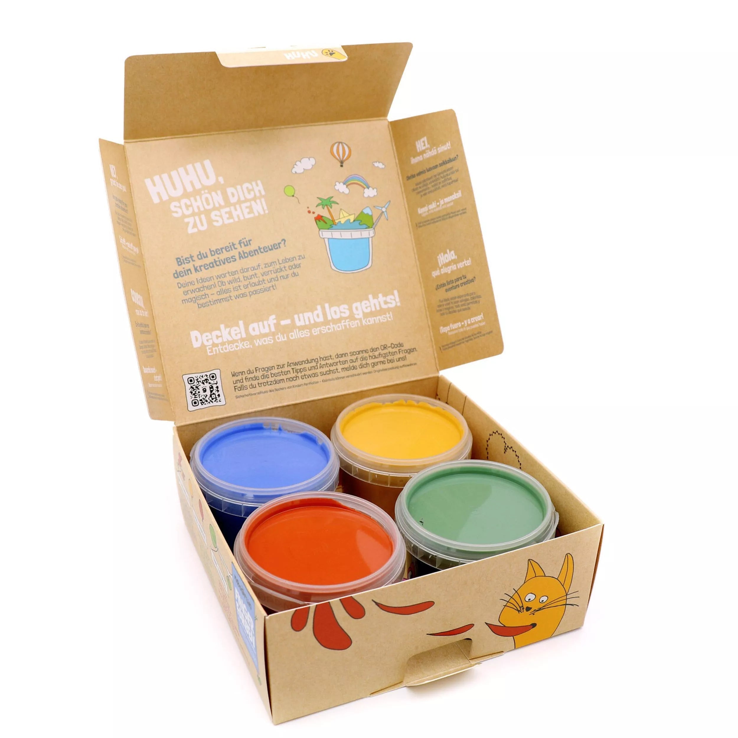 Coffret peinture aux doigts naturelle - Aki Neogrün
