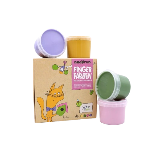 Coffret peinture aux doigts naturelle - Luka Neogrün