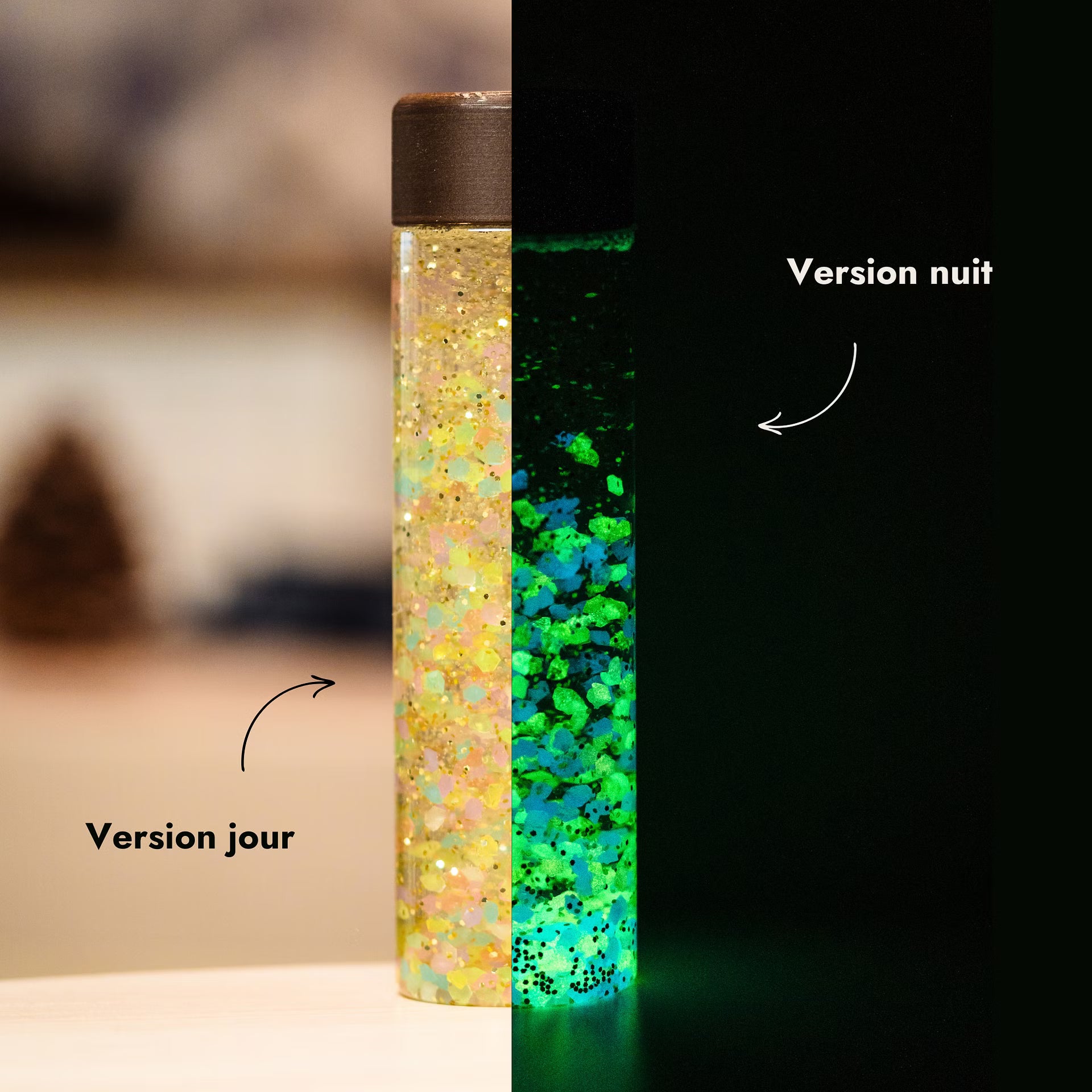 Bouteille sensorielle - Phosphorescente Ma petite malle d'éveil