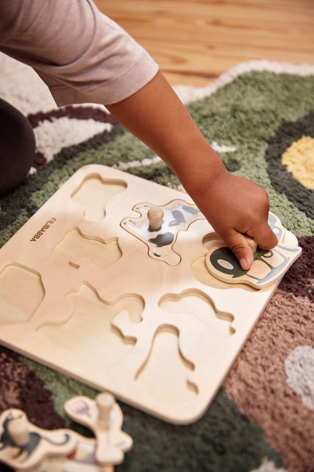 Puzzle en bois - A la ferme Filibabba
