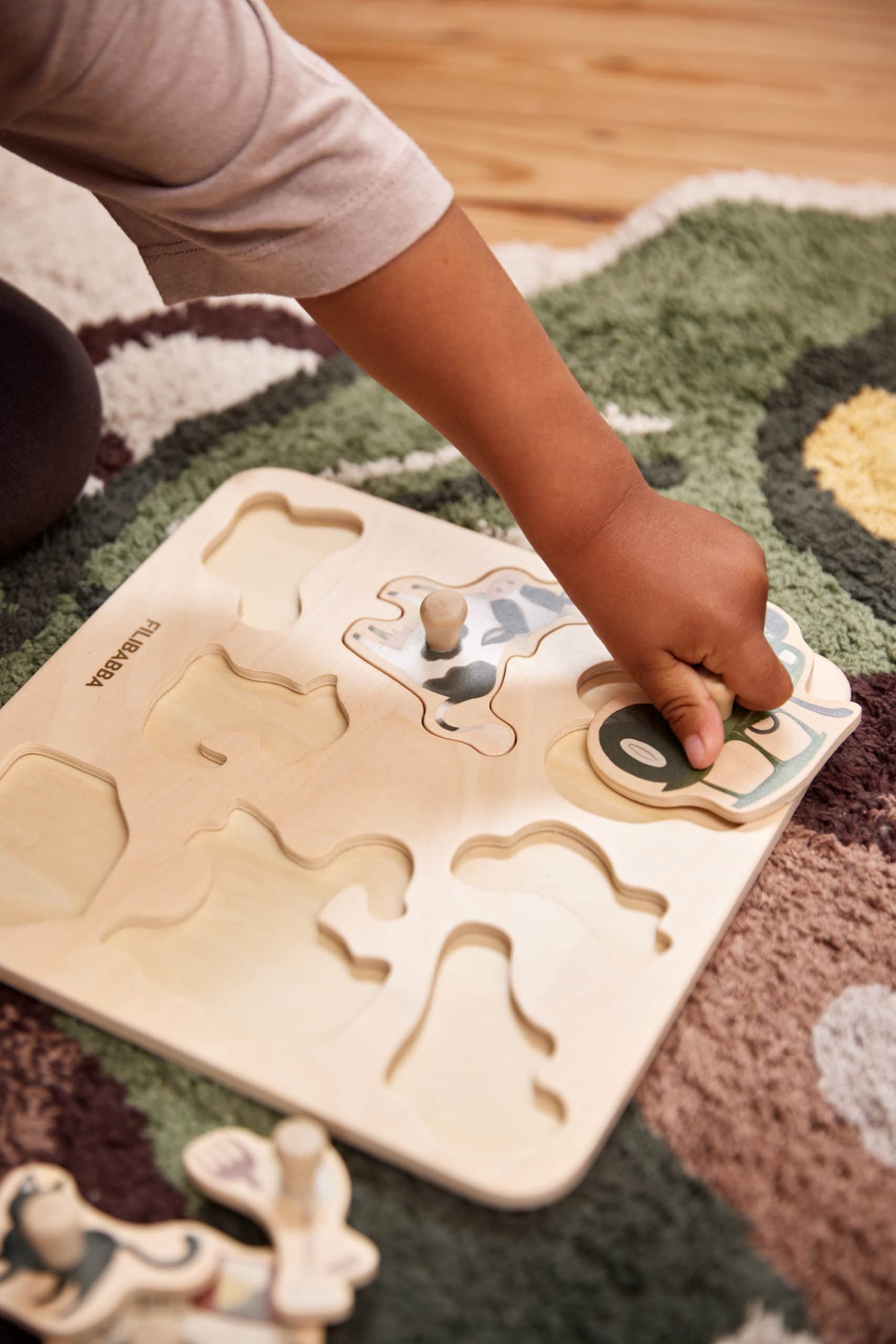 Puzzle en bois - A la ferme Filibabba