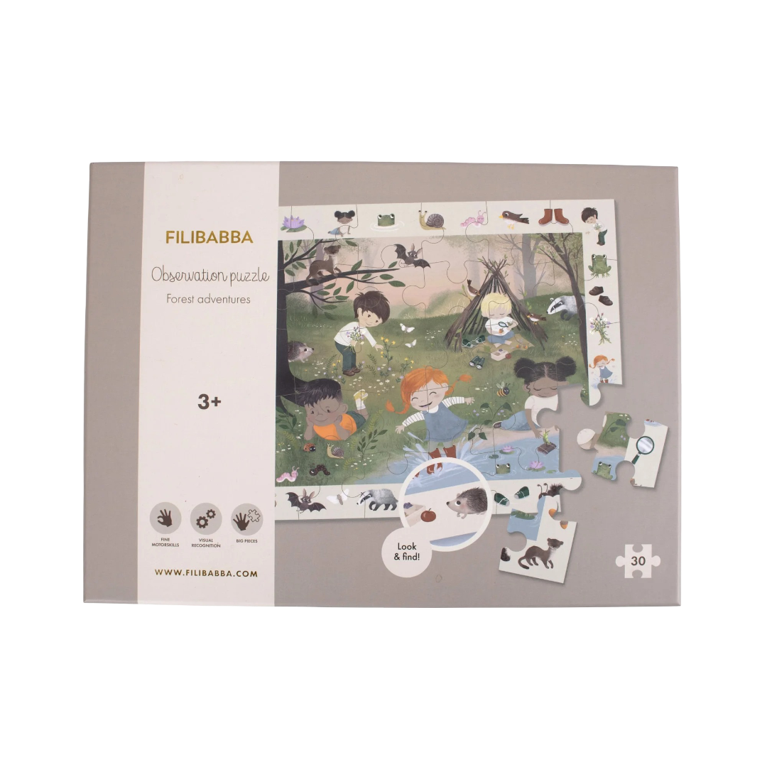 Puzzle cherche et trouve - Forêt Filibabba