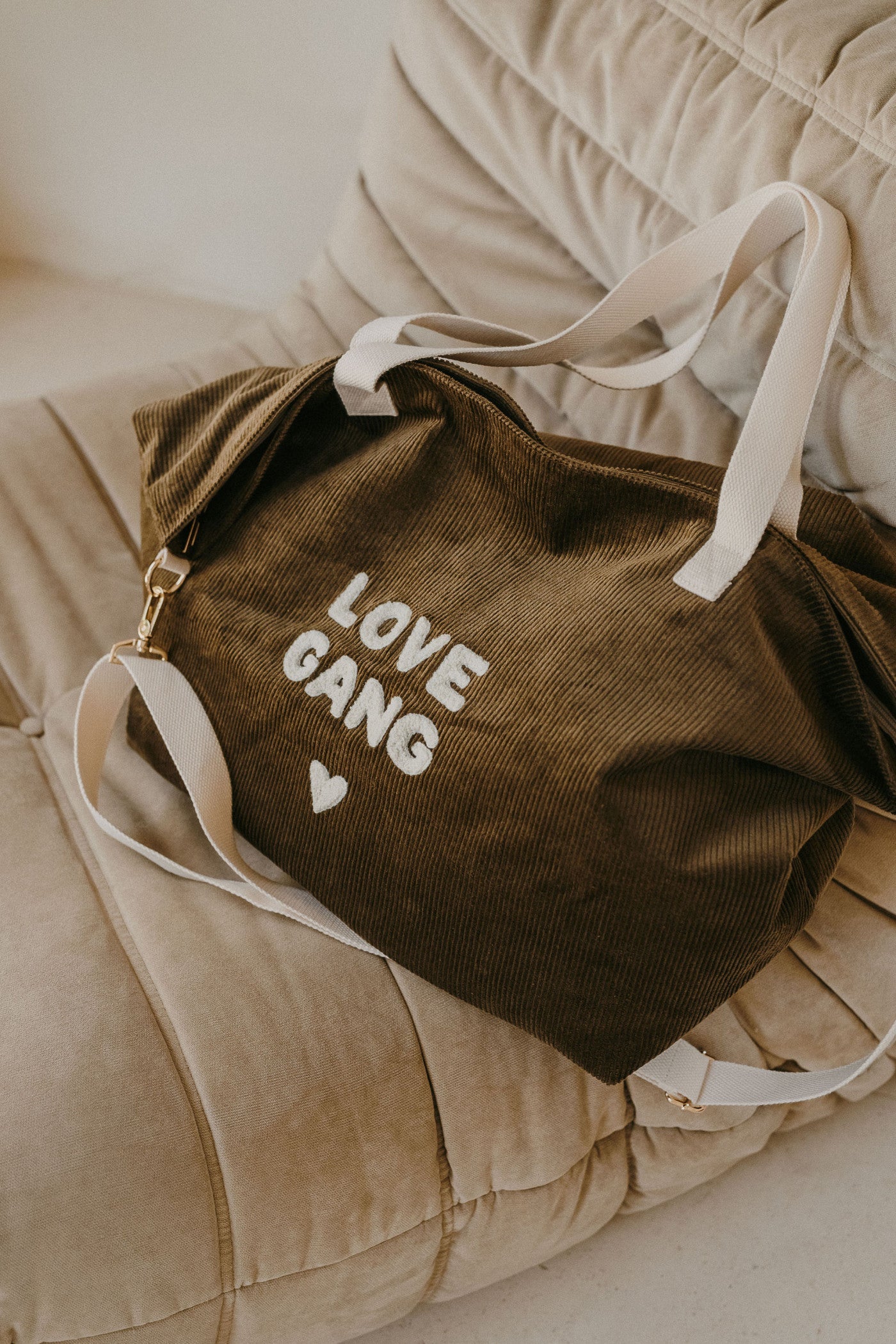 Sac XL velours - Love Gang Zakuw