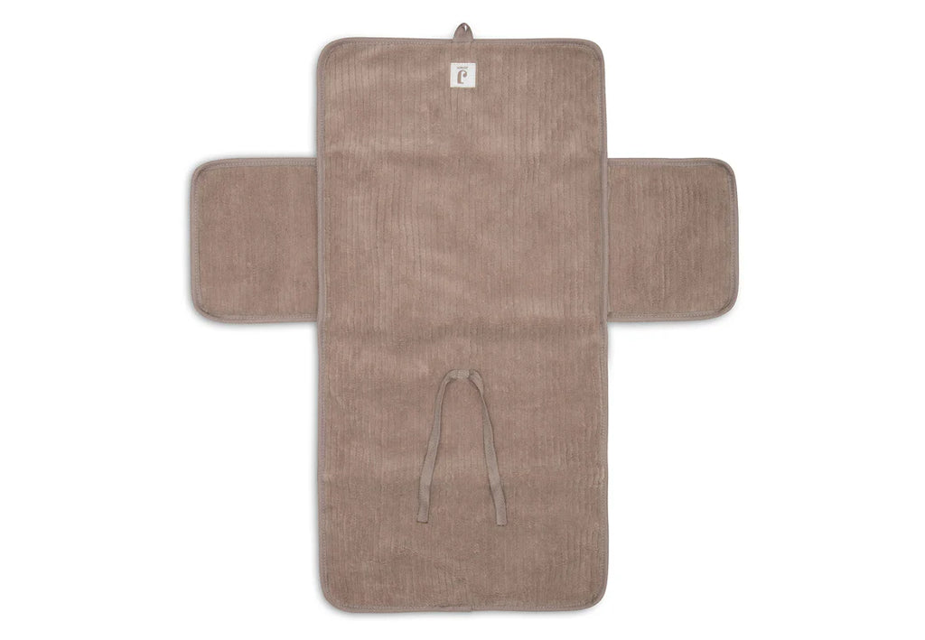 Tapis à langer - Velours côtelé - Milky Coffee Jollein