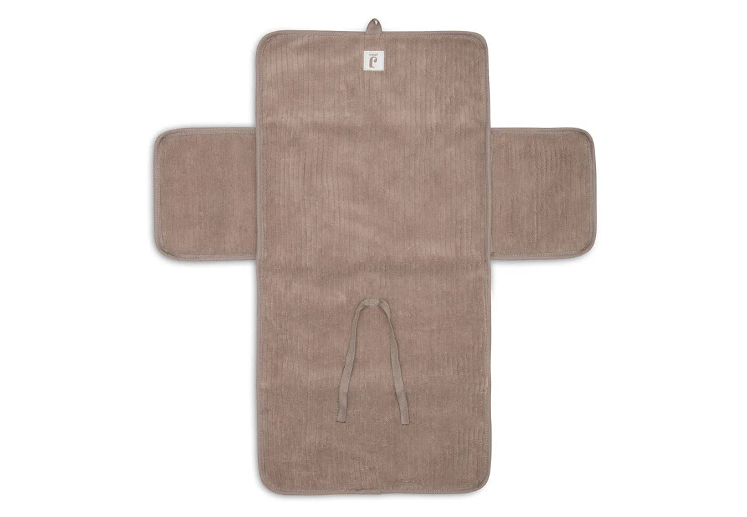 Tapis à langer - Velours côtelé - Milky Coffee Jollein