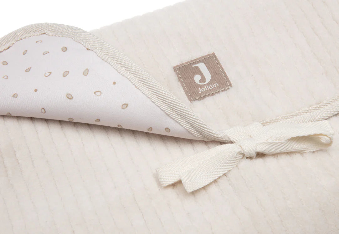 Tapis à langer - Velours côtelé - Oatmeal Jollein