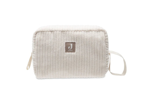 Trousse de toilette - Velours côtelé - Oatmeal Jollein